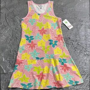 Lilly Pulitzer Charlie Pink Floral Print Terrycloth Shift Dress